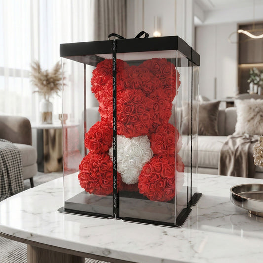 NovuBear™ – Wieczna Róża Miłości (Zestaw Prezentowy)